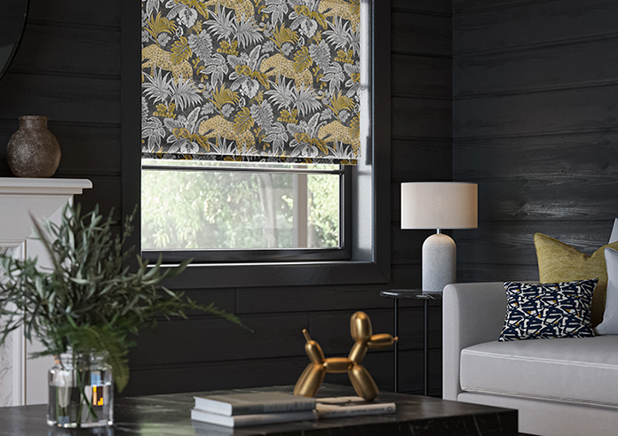 Leopard, Gilded - Roman Blind - Image 5